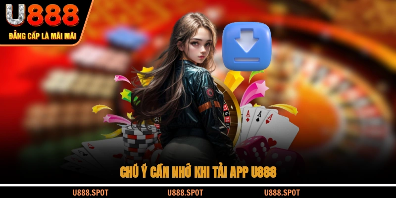 Chú ý cần nhớ khi tải app U888