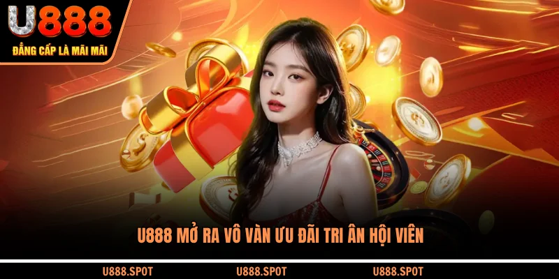 U888 mở ra vô vàn ưu đãi tri ân hội viên